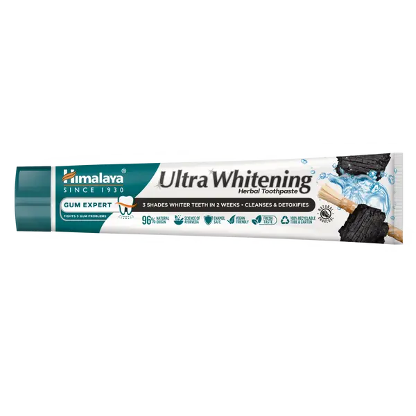 Ультраотбеливающая зубная паста Herbal, 75 мл Himalaya Gum expert — фото 3