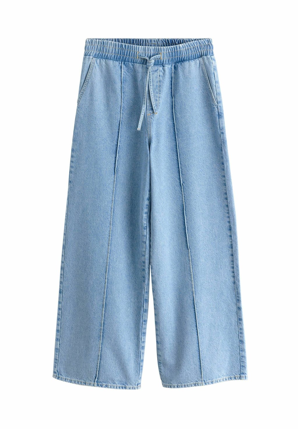 

Расклешенные джинсы REGULAR FIT PINTUCK WIDE Next, синий