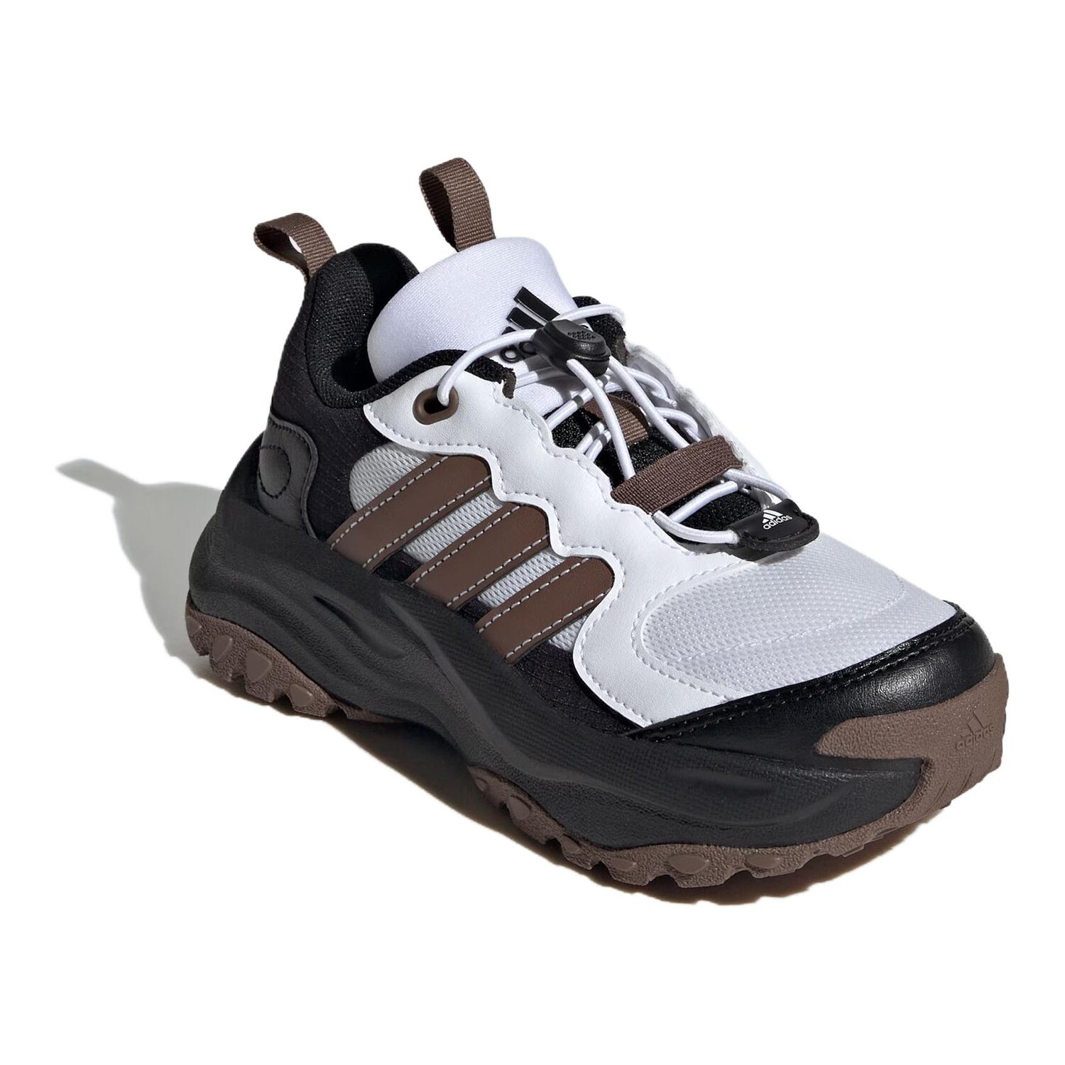 Кроссовки adidas Maxxwavy Kids Lifestyle Shoes Kids Low-top White/rock Layer Deep Soil Brown/black, белый — фото 3
