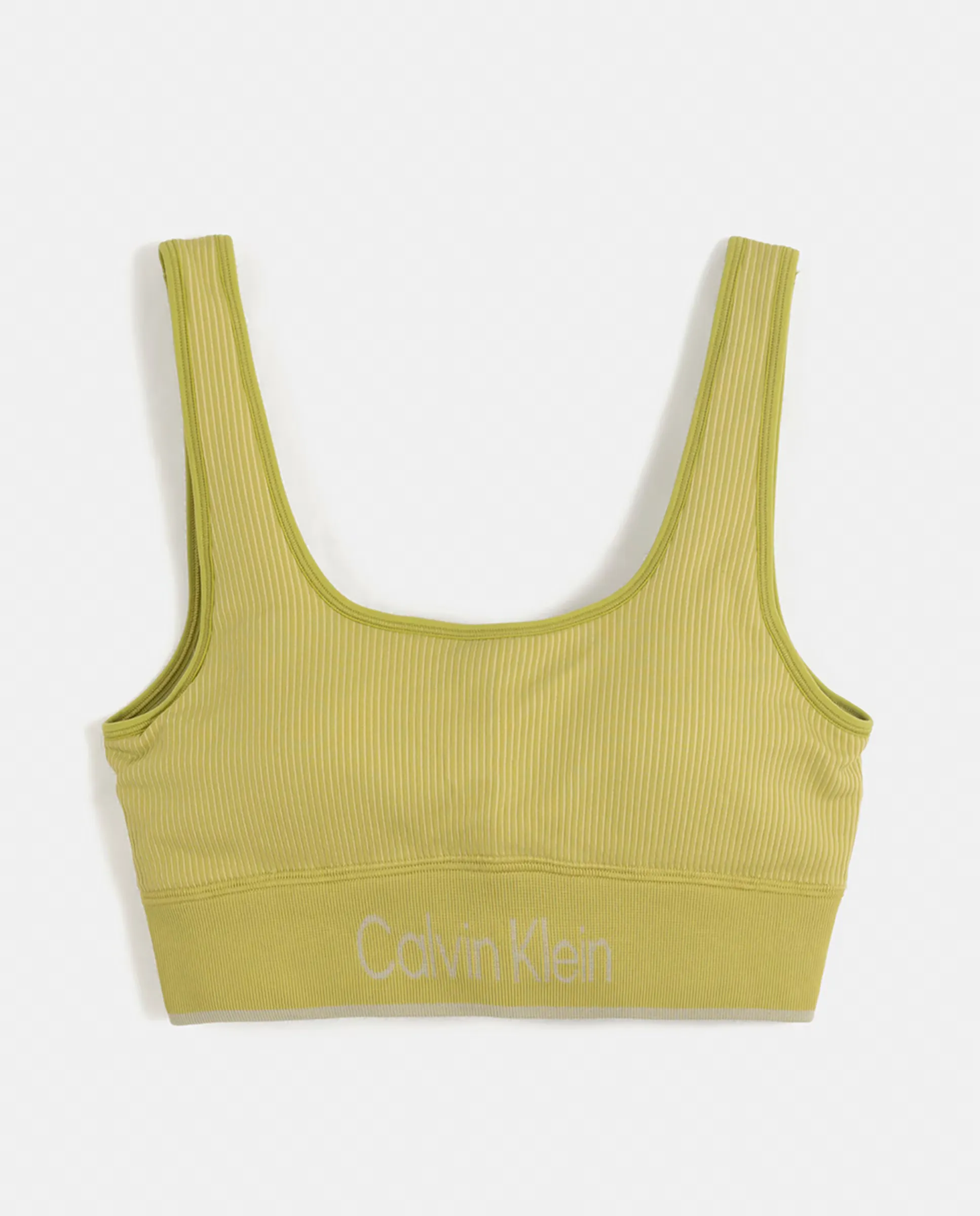 

Спортивный бюстгальтер RIBBED SPORT Calvin Klein, желтый
