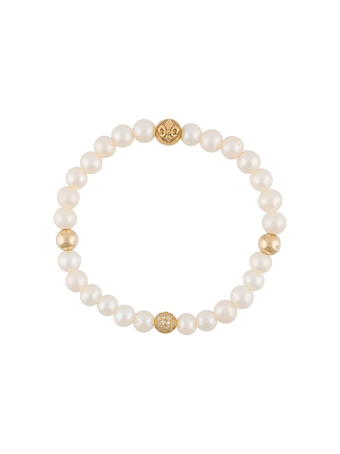 

Браслет с жемчужинами Nialaya Jewelry, белый
