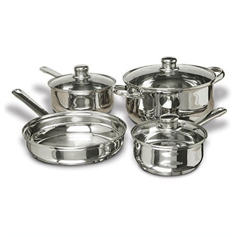 

Набор посуды из 7 предметов из нержавеющей стали Concord Cookware, серебристый