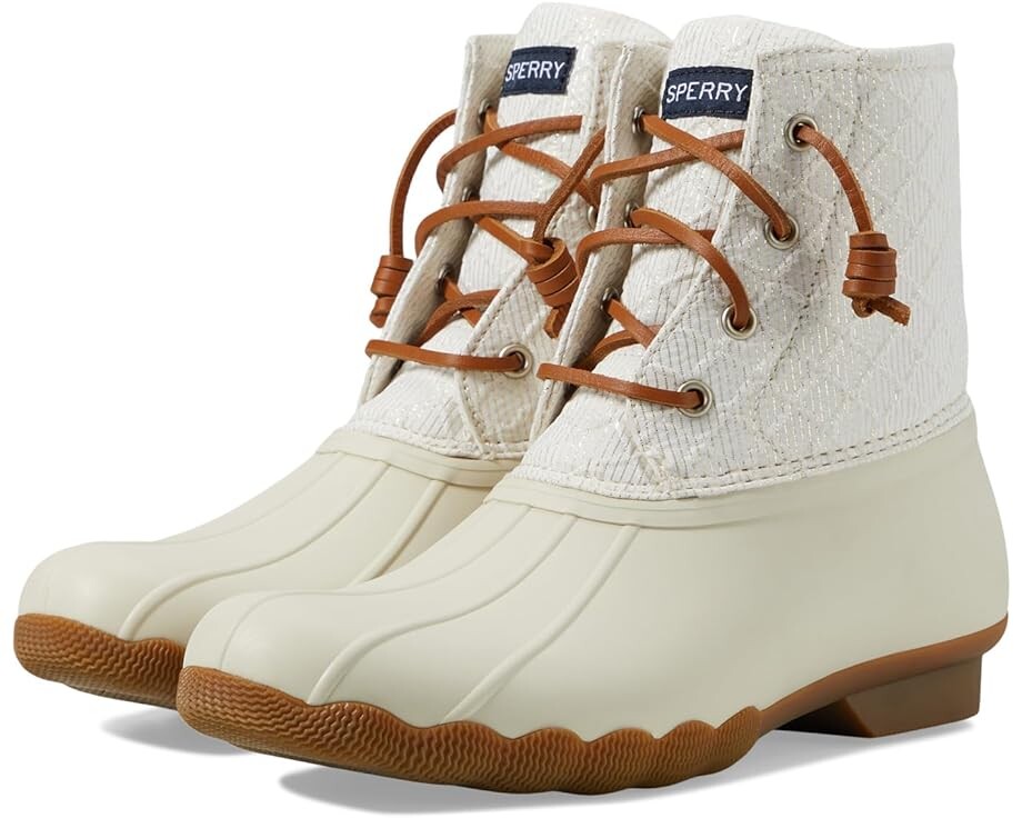 

Ботинки Sperry Saltwater Boot, цвет Ivory/Gold