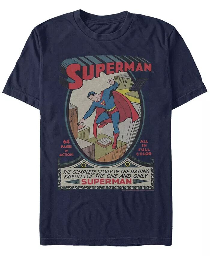 

Мужская футболка DC Superman The Complete Story с обложкой комиксов с короткими рукавами Fifth Sun