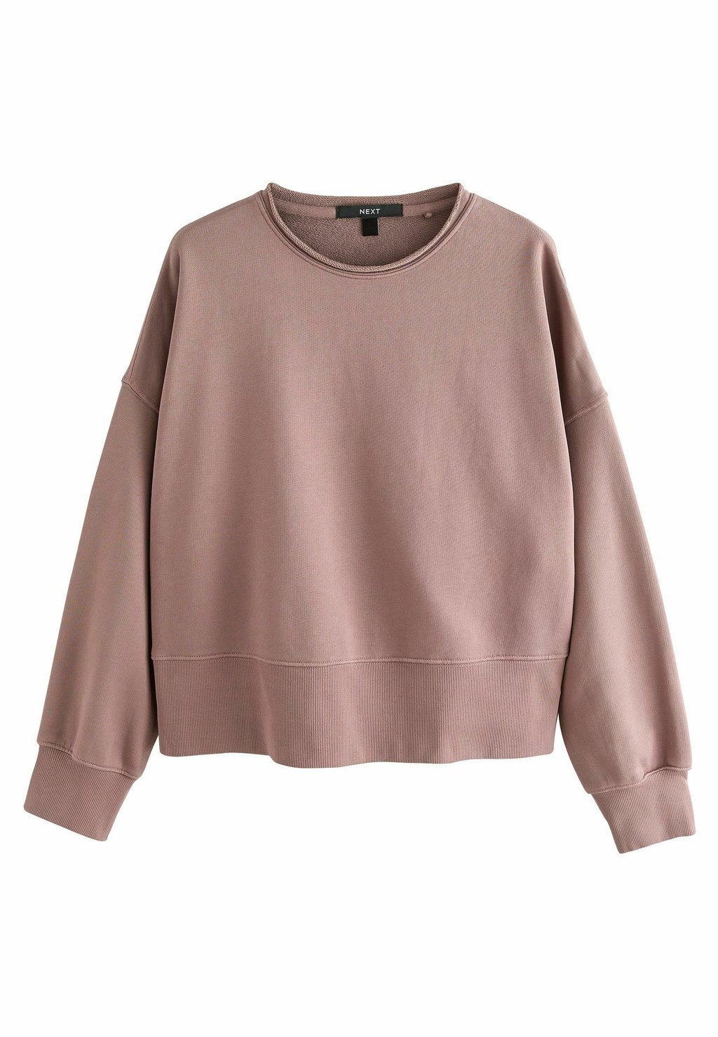 

Толстовка RAW HEM DETAIL WASHED CREW NECK Next, цвет Dusky Purple