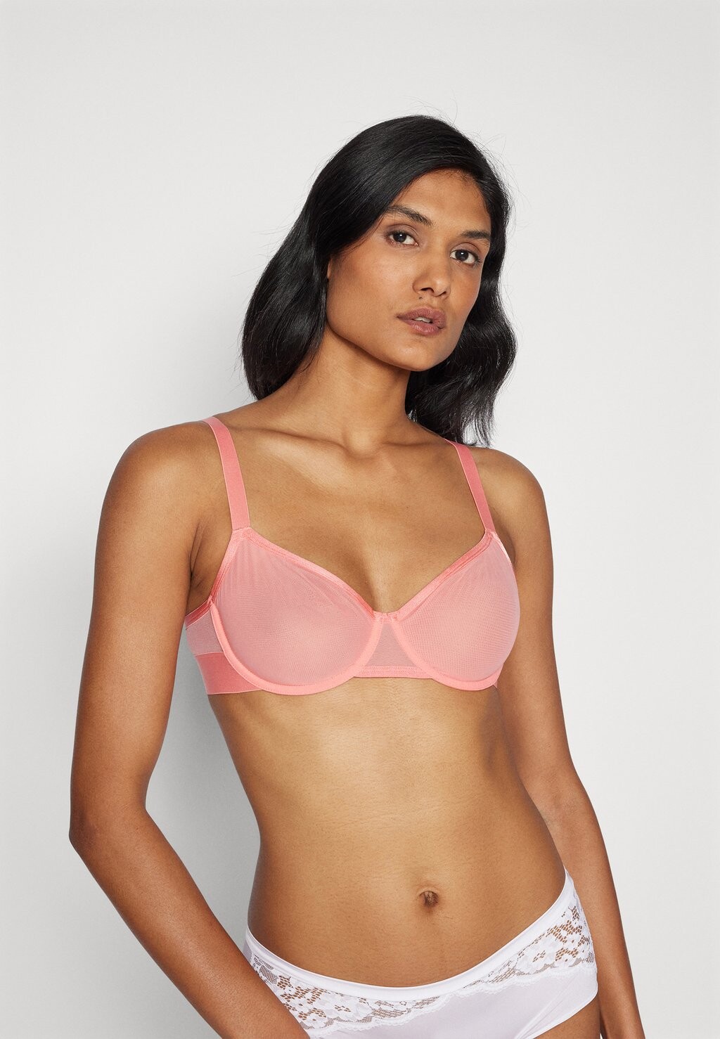 

Бюстгальтер на косточках Sheers DKNY, ракушка розовый