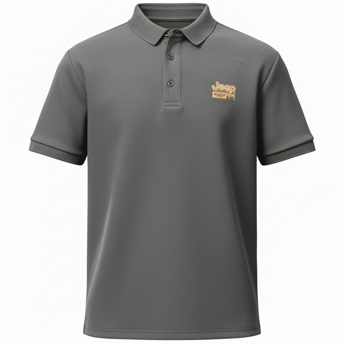 

Футболка Unisex Polo Collar Moderate Straight Fit Jeep, серый синий