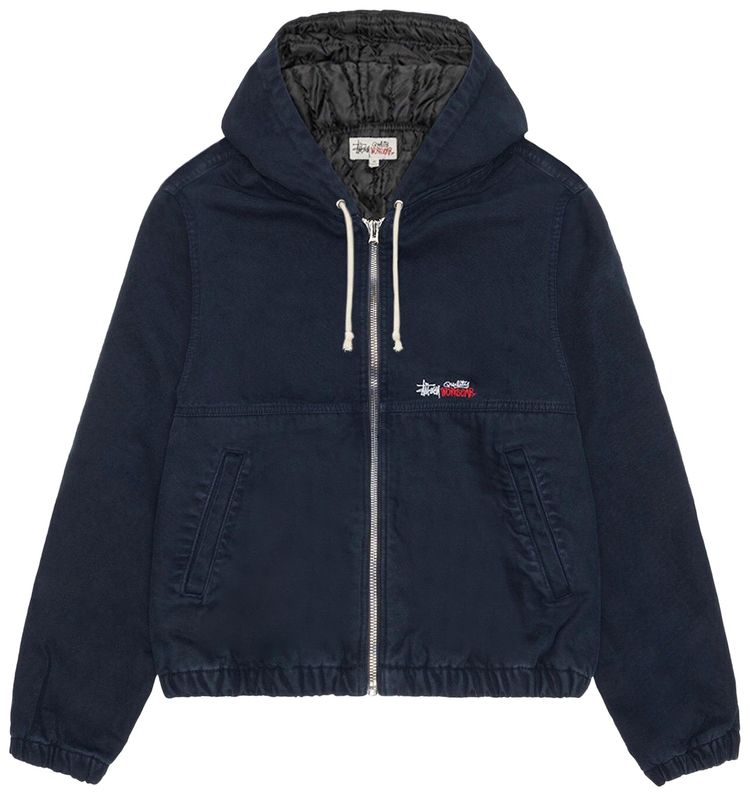

Куртка Stussy Insulated Canvas Work Jacket 'Navy', синий