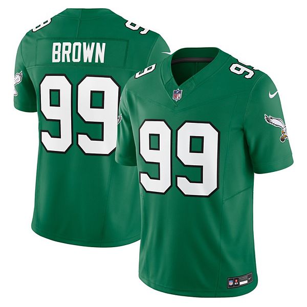 

Мужская футболка Jerome Brown Kelly Green Philadelphia Eagles Alternate Vapor FUSE Limited Nike