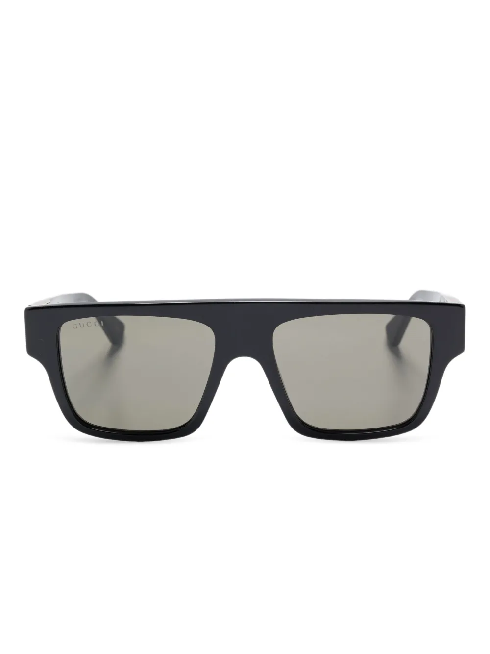 

Солнцезащитные очки в квадратной оправе Gucci Eyewear, черный
