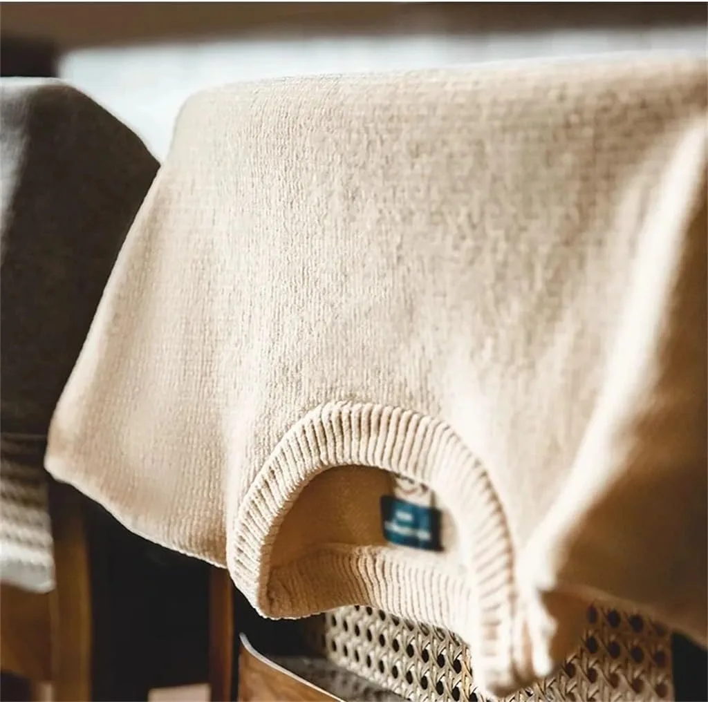 Свитер Casual Chenille с круглым вырезом, теплый и приятный к телу, базовая модель для осени и зимы — фото 3