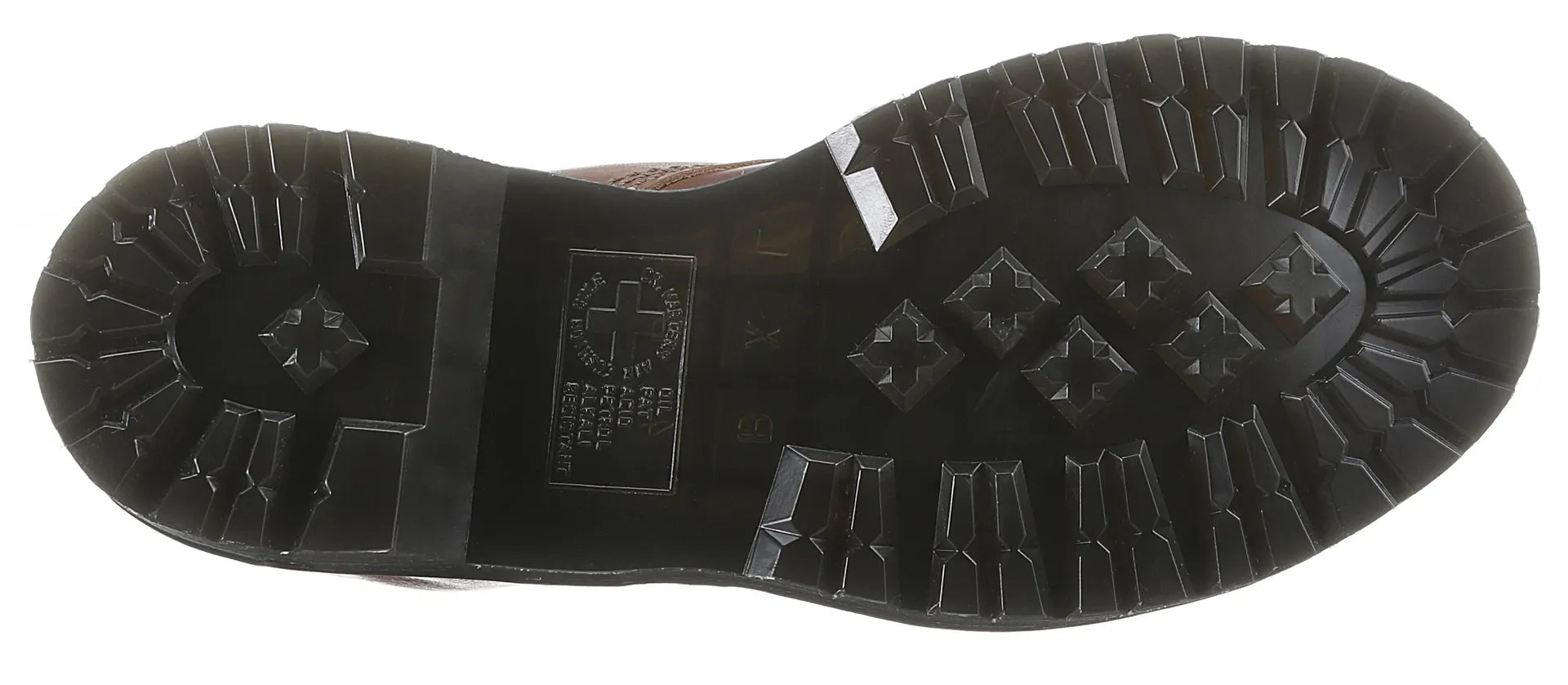 Ботинки на шнуровке DR. MARTENS "1460 Serena", ботинки на массивном каблуке, туфли на платформе, ботинки на теплой подкладке, цвет Cognac — фото 3