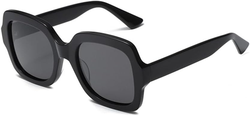 

Женские модные квадратные поляризованные солнцезащитные очки 2025 года для защиты от солнца, фотосъемки на открытом воздухе и вождения автомобиля, с защитой от ультрафиолетового излучения PRSTNN, Black