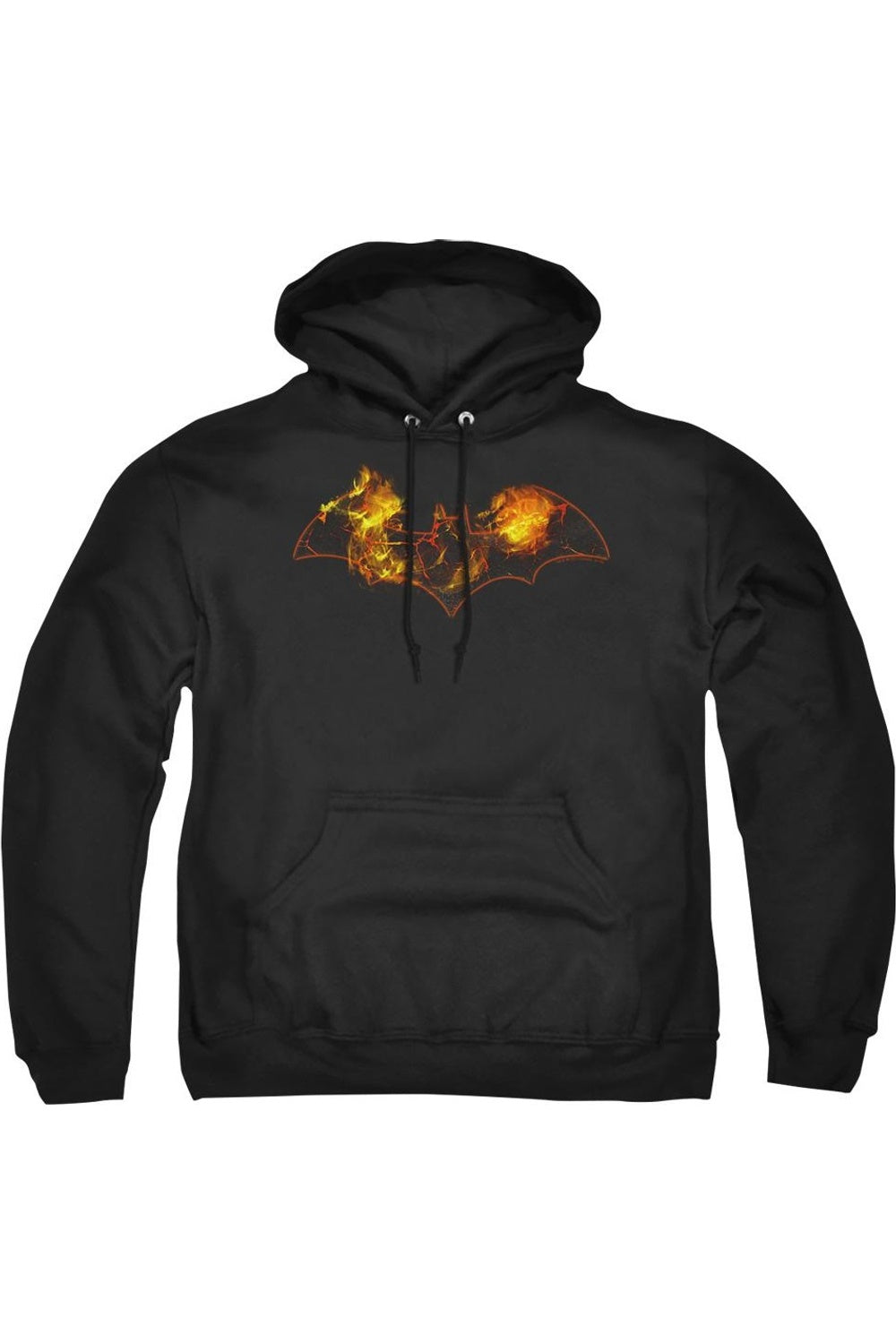 

Толстовка с капюшоном Batman Molten Logo для взрослых Gildan, черный