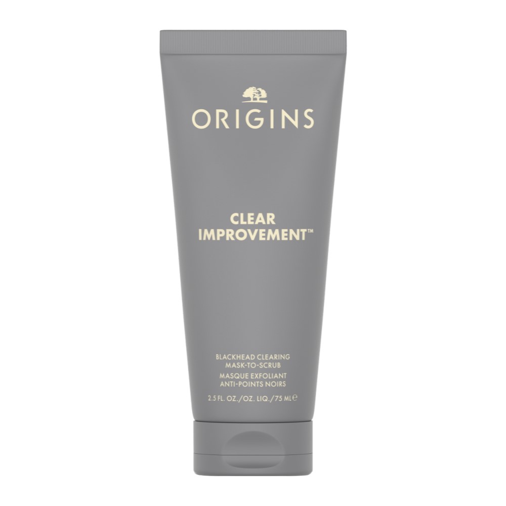 

Маска для лица - скраб clear improvement blackhead clearing mask-to-scrub Origins, 75 мл