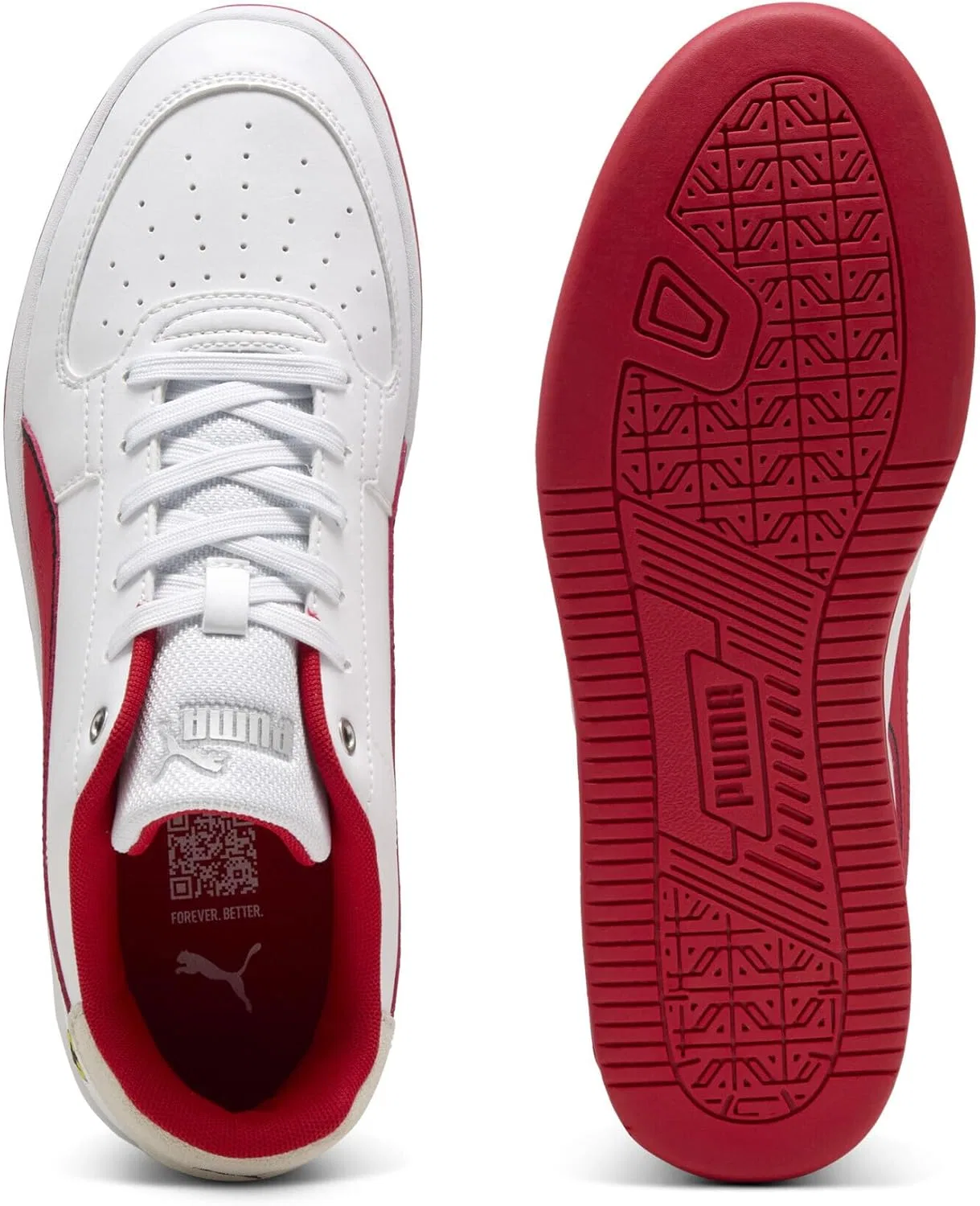 Кроссовки Puma Unisex Ferrari Caven 2.0 Black-Rosso Corsa — фото 4
