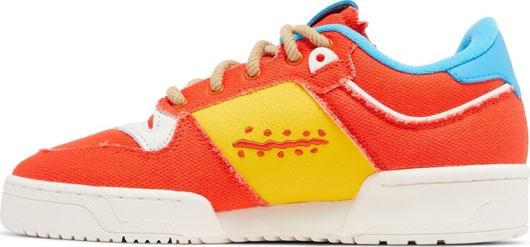 Кроссовки Adidas The Simpsons x Rivalry 86 Low, красный/белый/голубой — фото 3