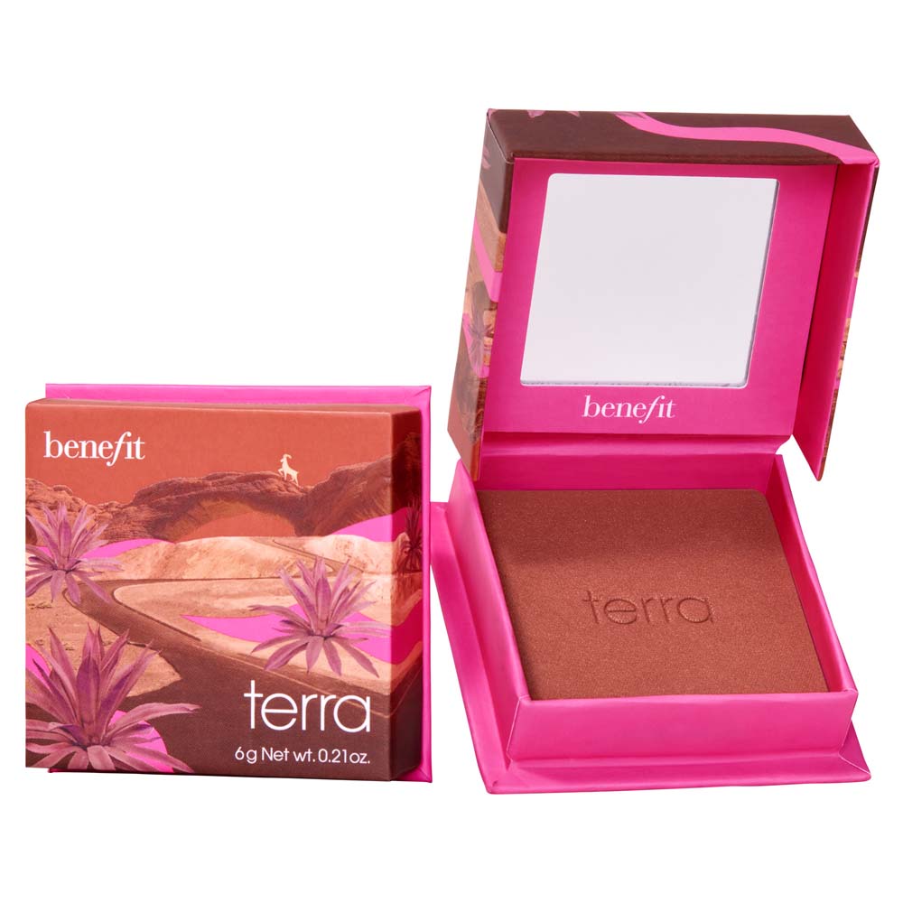 

Золотисто-Кирпичные румяна terra wanderful world blush powder Benefit Cosmetics, вес 6 гр.