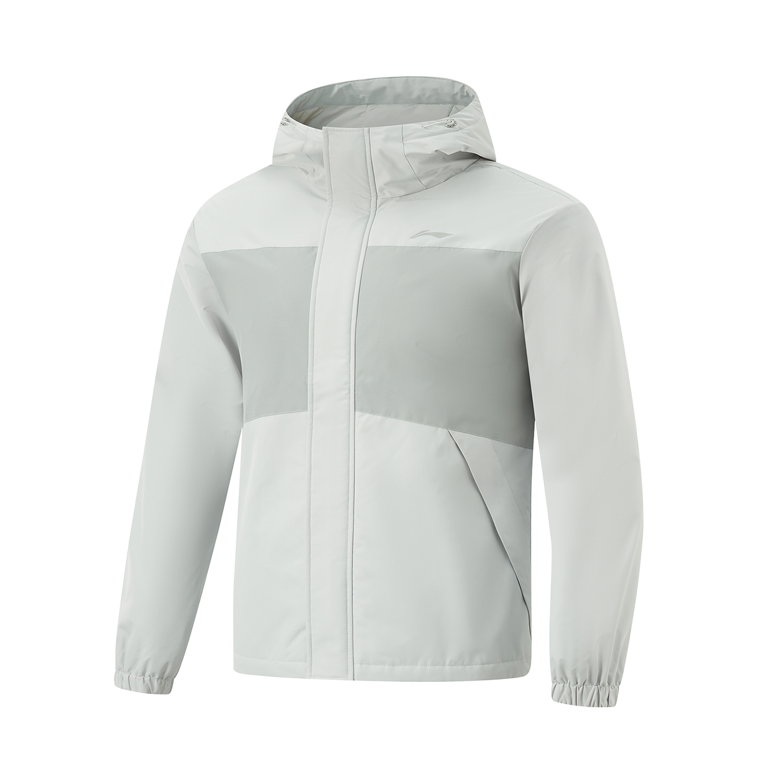 

LINING Фитнес куртка пуховик мужская белая, White