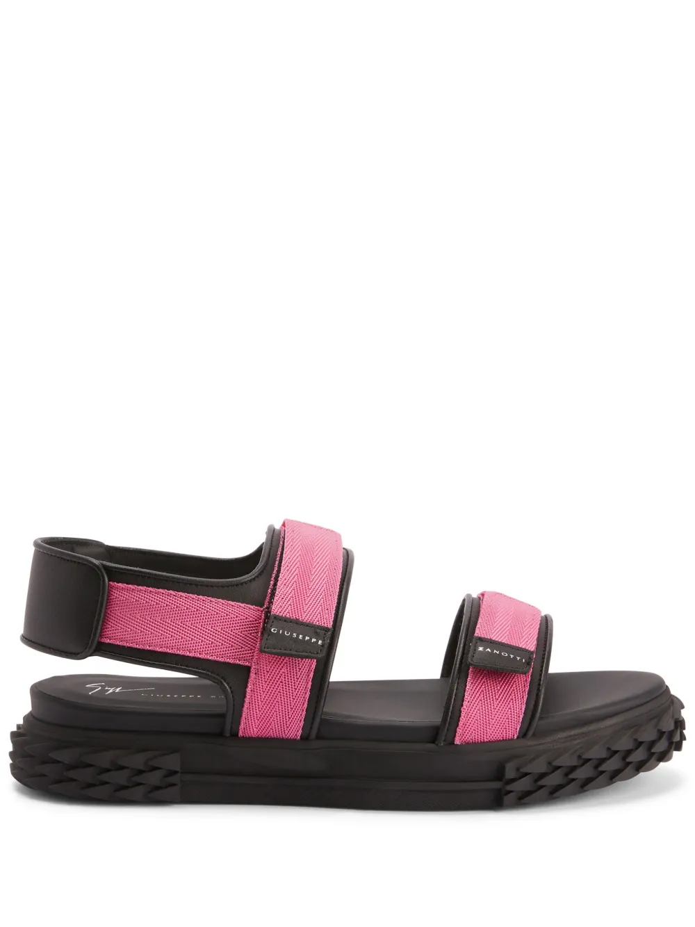 

Сандалии Frankie на липучках Giuseppe Zanotti, черный