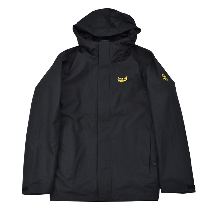 

JACK WOLFSKIN Ветровка мужская, Black/6000