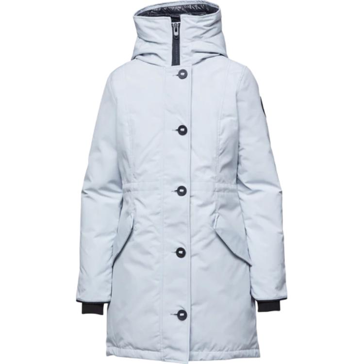 

Куртка Rossclair Series с пуховым наполнителем для женщин Canada Goose, серебряный зеленый