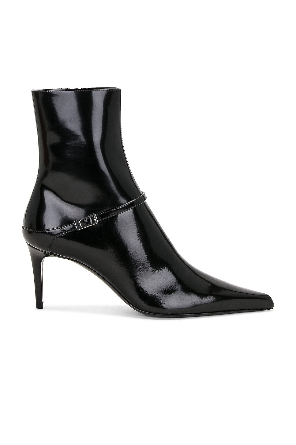 Ботильоны Vendome с пряжкой Saint Laurent, цвет Nero