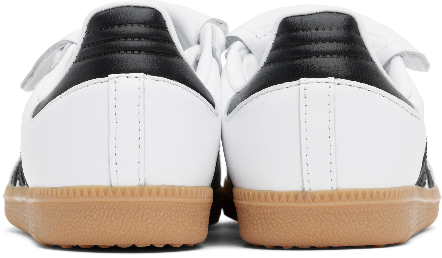 Бело-черные кроссовки Samba LT Adidas Originals, Cloud white/Core black/Gold metallic — фото 2