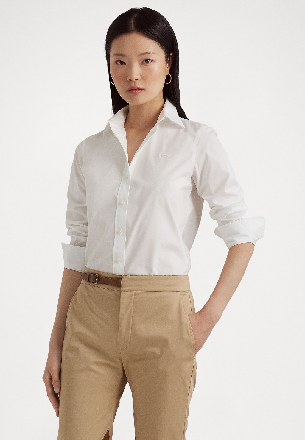 

Рубашка Jamelko Long Sleeve Shirt Ralph Lauren, белый