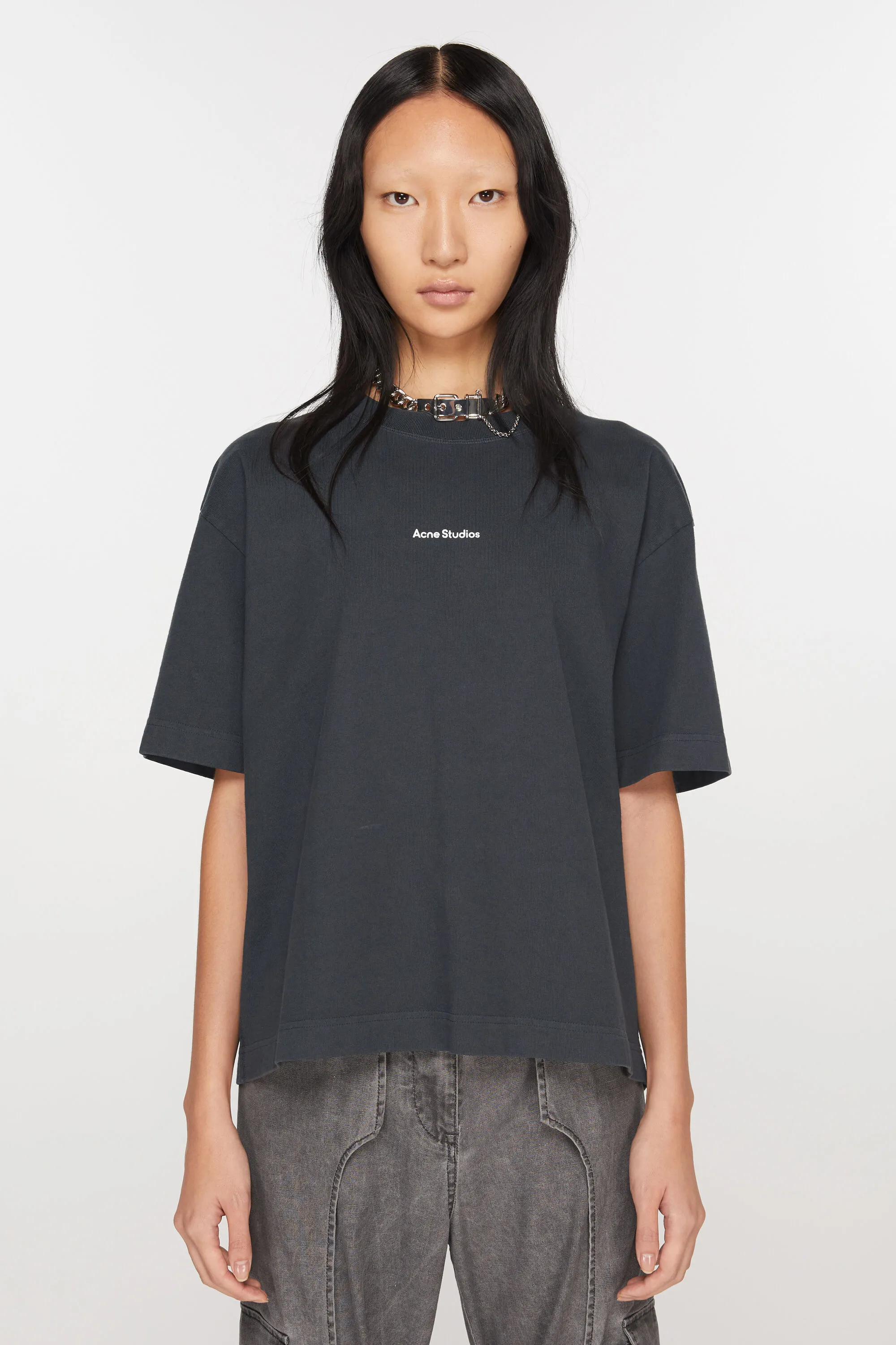 

Футболка с логотипом Acne Studios, Black