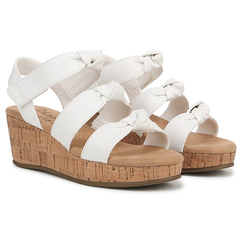 

Детские сандалии на танкетке Blowfish Malibu для малышей/подростков, white faux leather