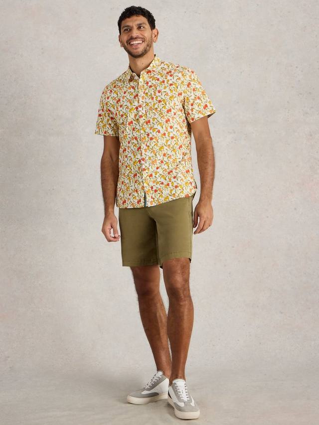 

Футболка Salcombe из хлопковой смеси Regular Fit с цветочным принтом White Stuff, White/Multi