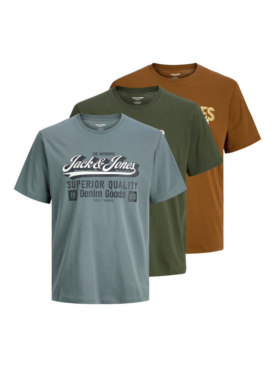 

Рубашка JACK & JONES, цвет Dusty blue/Caramel/Dark green