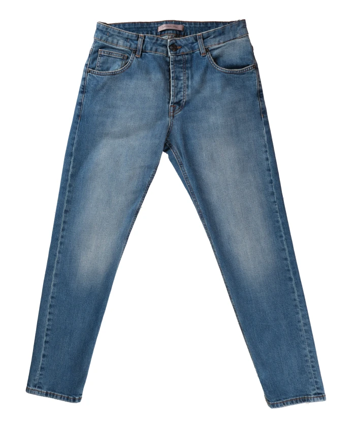 

Светло-Бежевые джинсы из полиэстера Michael Coal, синий