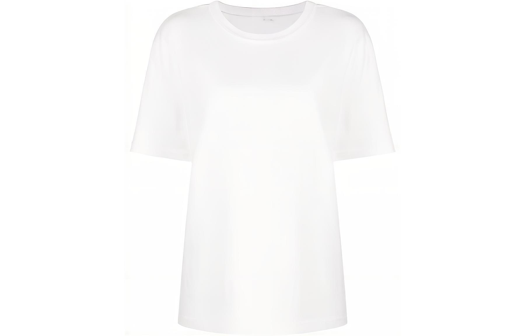 

Футболка с короткими рукавами и круглым вырезом T By Alexander Wang, белый