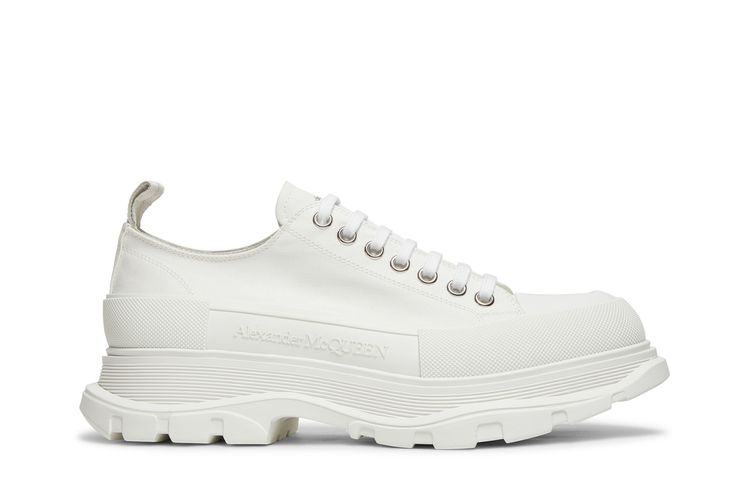 

Кроссовки Alexander McQueen Tread Slick Lace Up 'White', белый