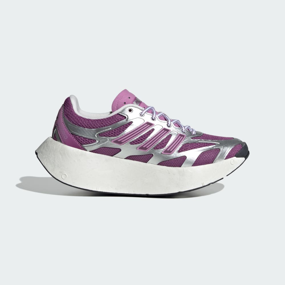

Кроссовки на платформе Adidas Adizero Aruku Shoes Kids, цвет Silver Metallic/Rich Mauve/Preloved Purple