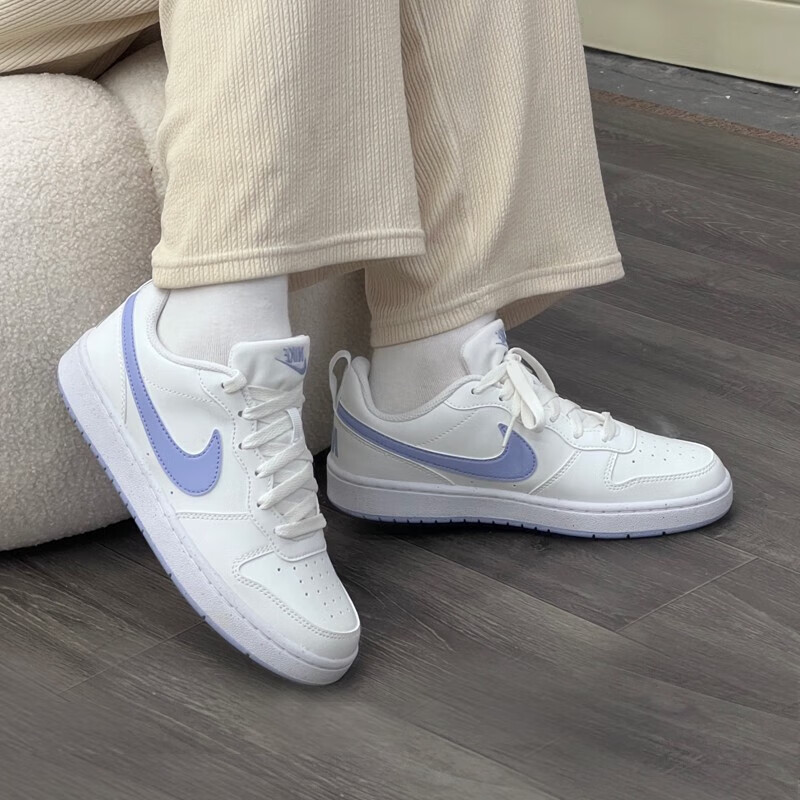 Nike Court Borough Low Recraft GS 'Summit White Cobalt Bliss', Горный Белый/Безумный СИАЗА Синий — фото 3