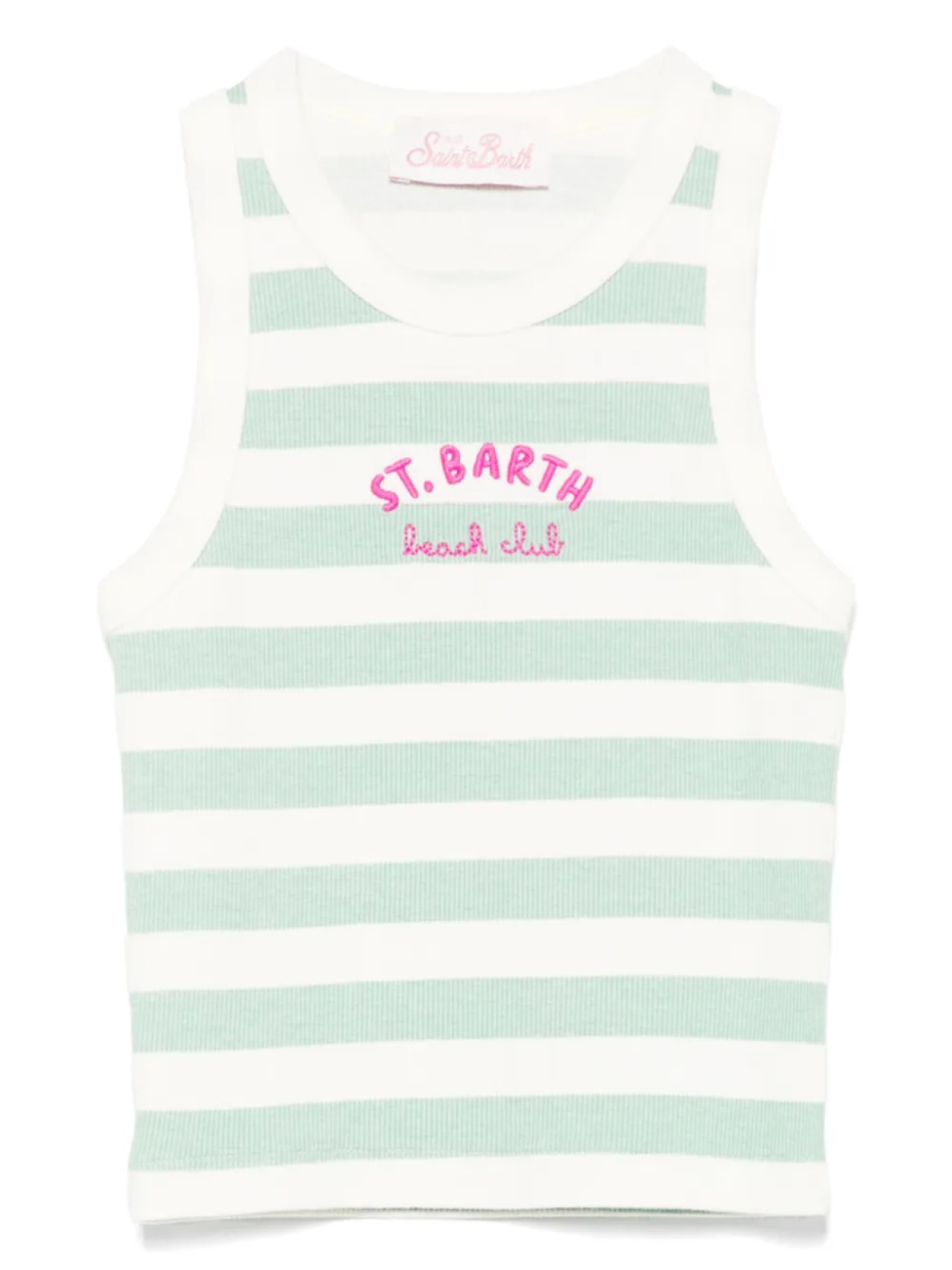 

Синяя майка Jr MC2 Saint Barth Kids, белый