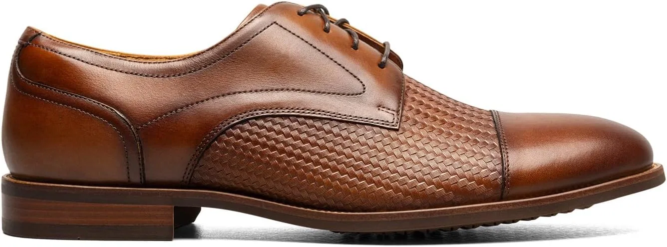 Мужские оксфордские туфли Florsheim Rucci Weave с эффектом массивности, коньячный — фото 2