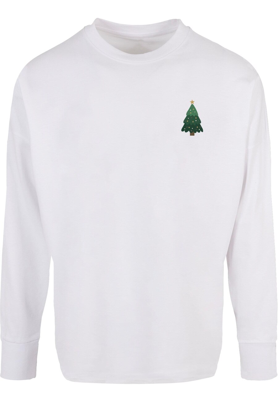 

Рубашка Merchcode Christmas Holly Jolly Mood, белый