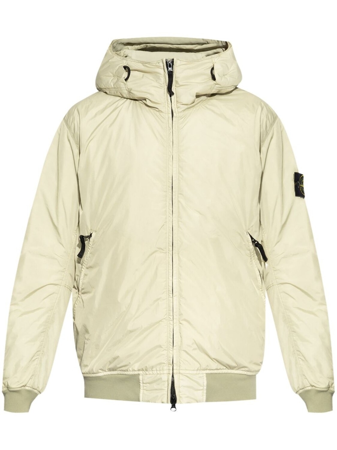 

Stone Island ветровка с капюшоном и значком компаса, зеленый