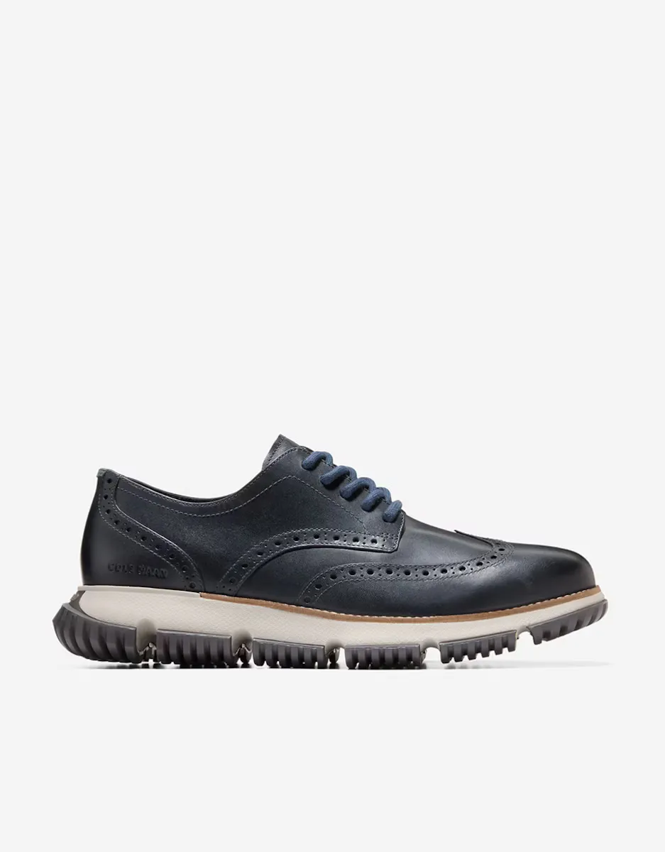 

Мужская водонепроницаемая кожаная обувь на шнуровке Cole Haan, синий