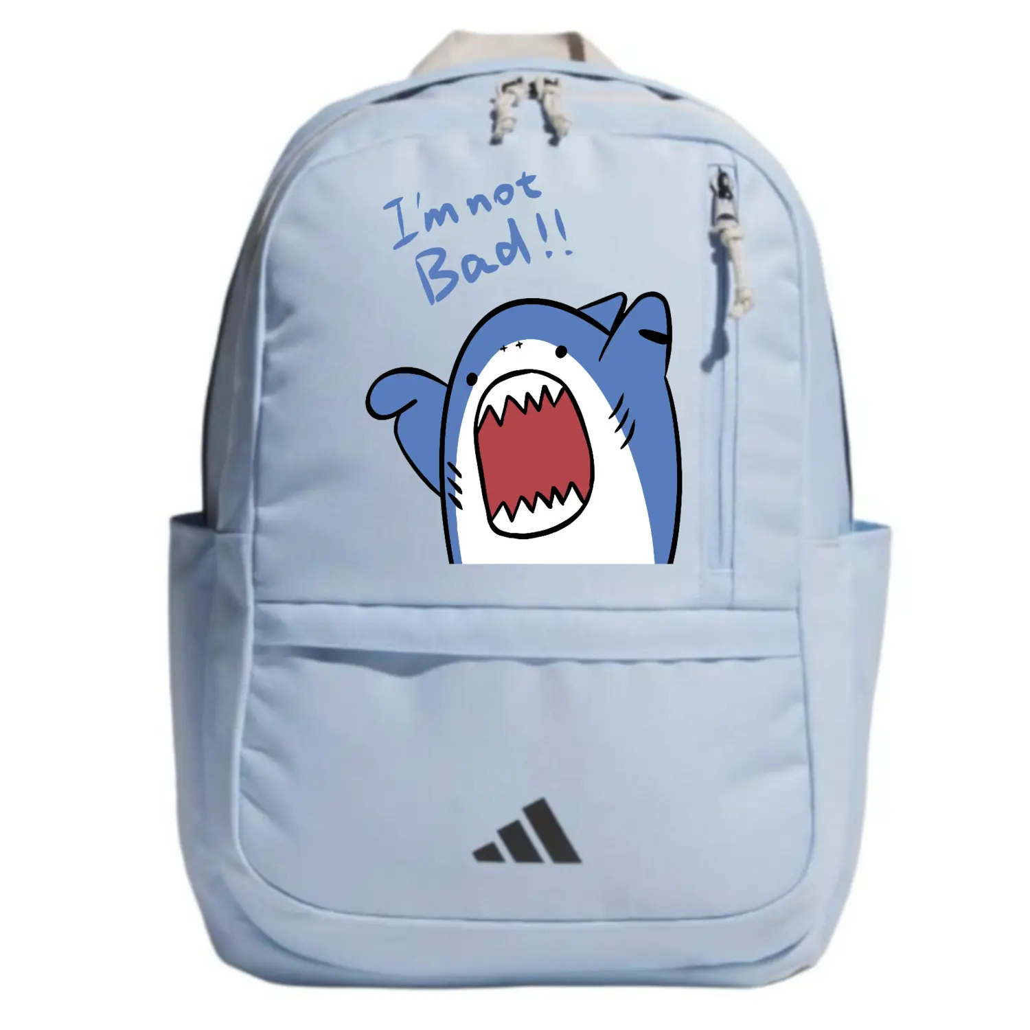 

Adidas Тканевый рюкзак унисекс глянцевый синий, Shark