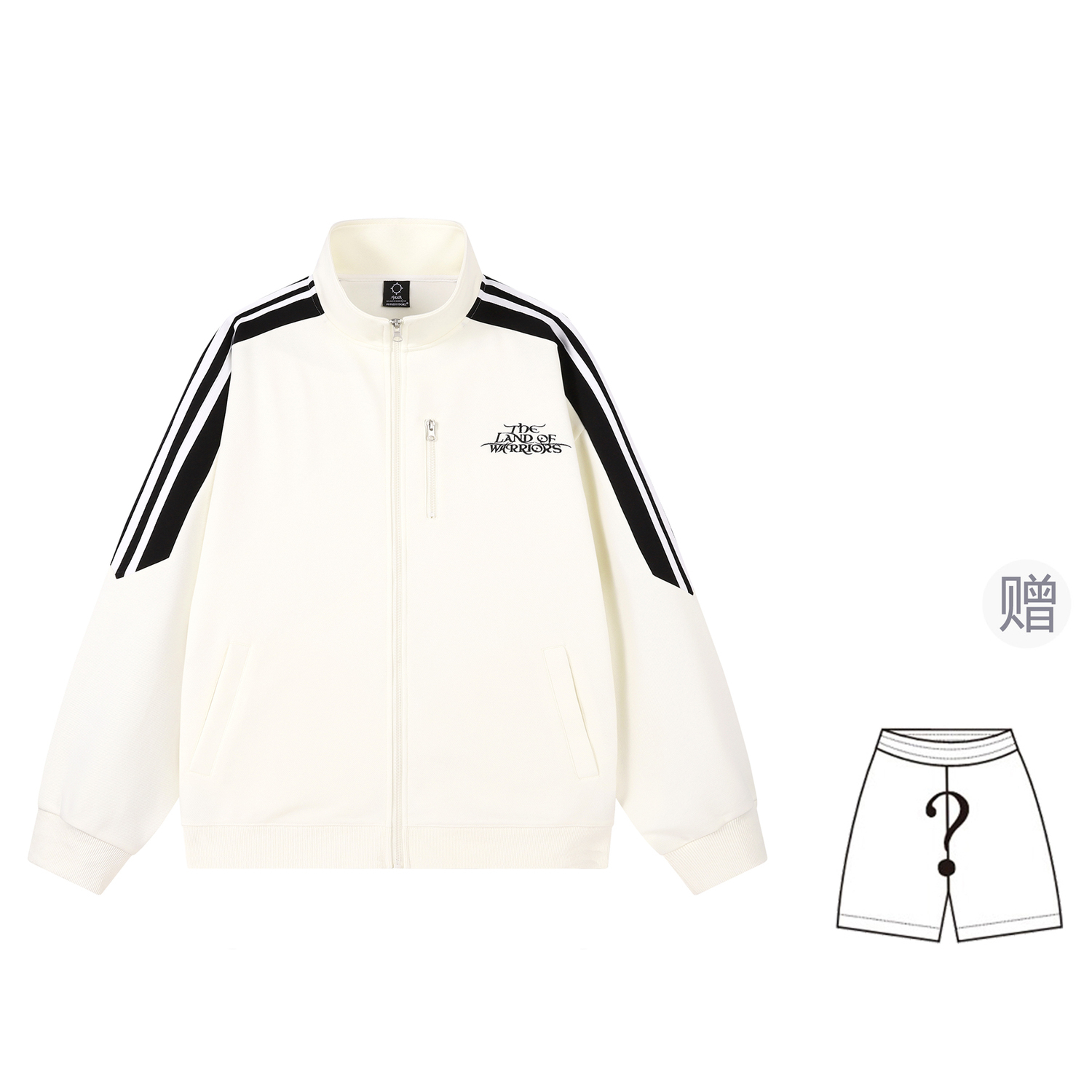 

DOKI Куртка Unisex, Ecru (Comes with Shorts)