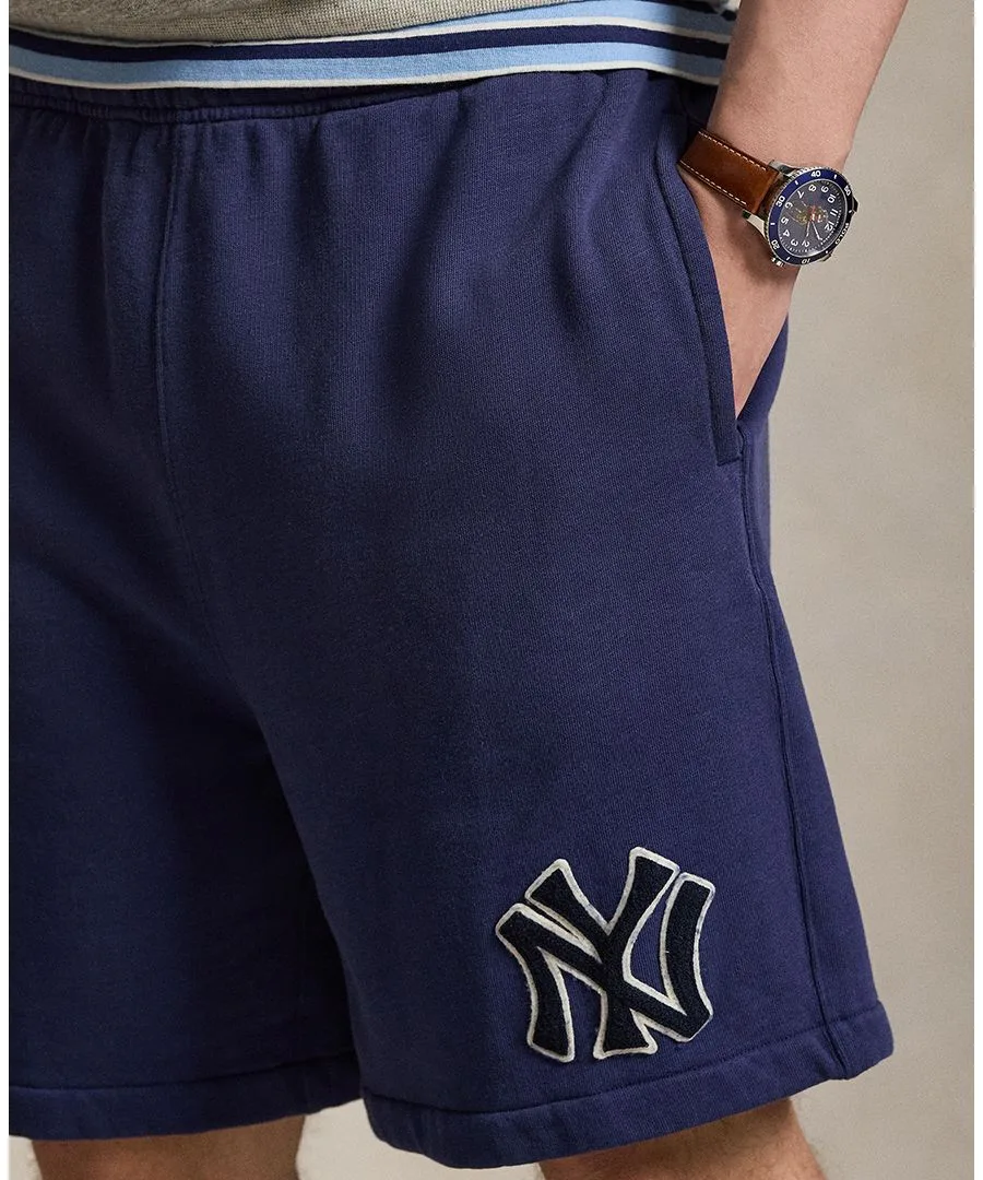 Мужские шорты с нашивкой и логотипом Polo Ralph Lauren, темно-cobalt — фото 3