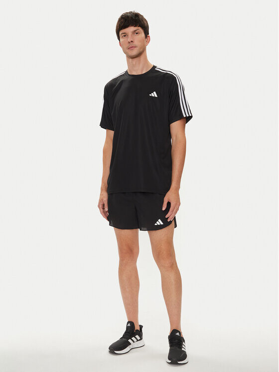 Техническая футболка стандартного кроя Adidas, черный — фото 2