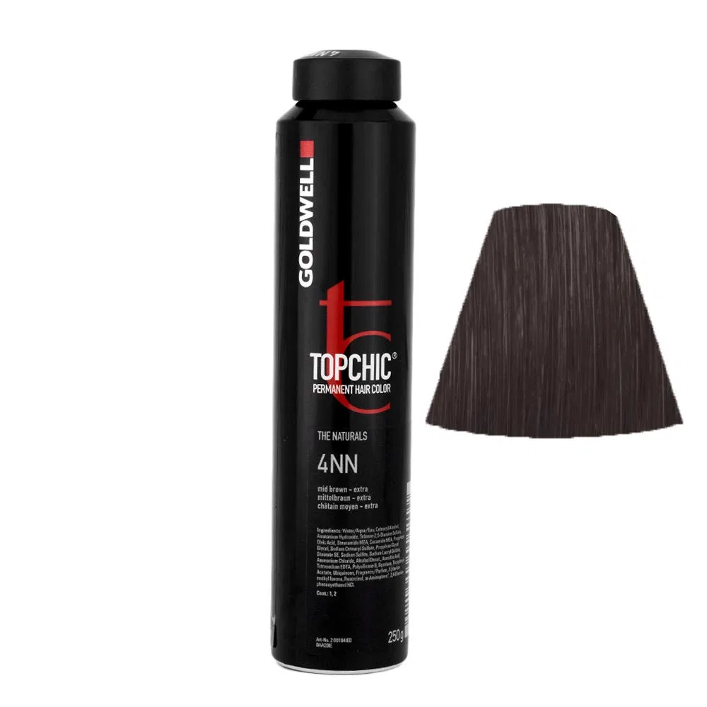 Краска для волос Goldwell Topchic 4NN, 8.6 унций Goldwell