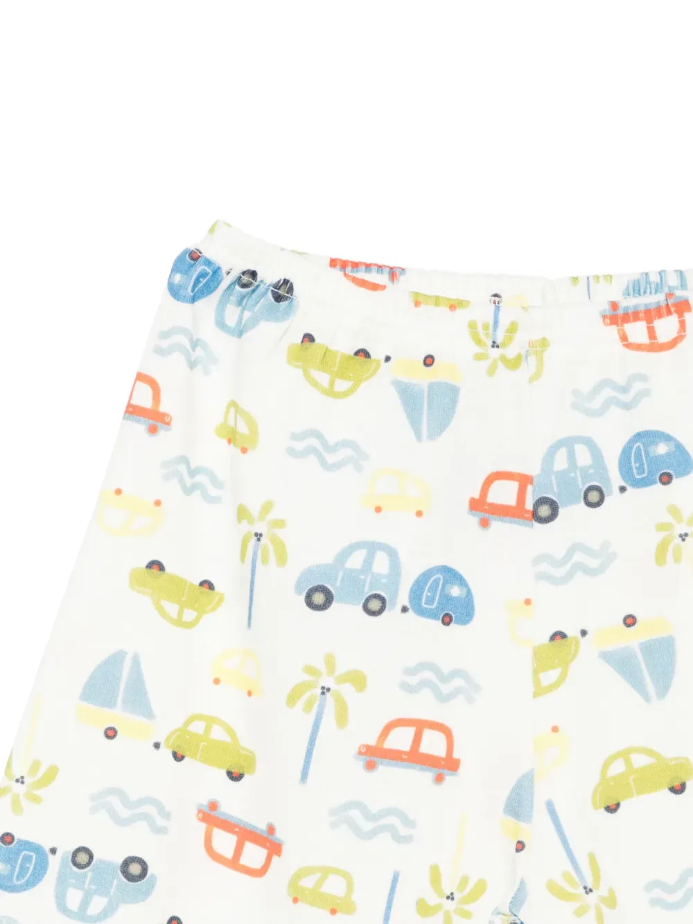 Пижамные шорты с узором Petit Bateau, белый — фото 3