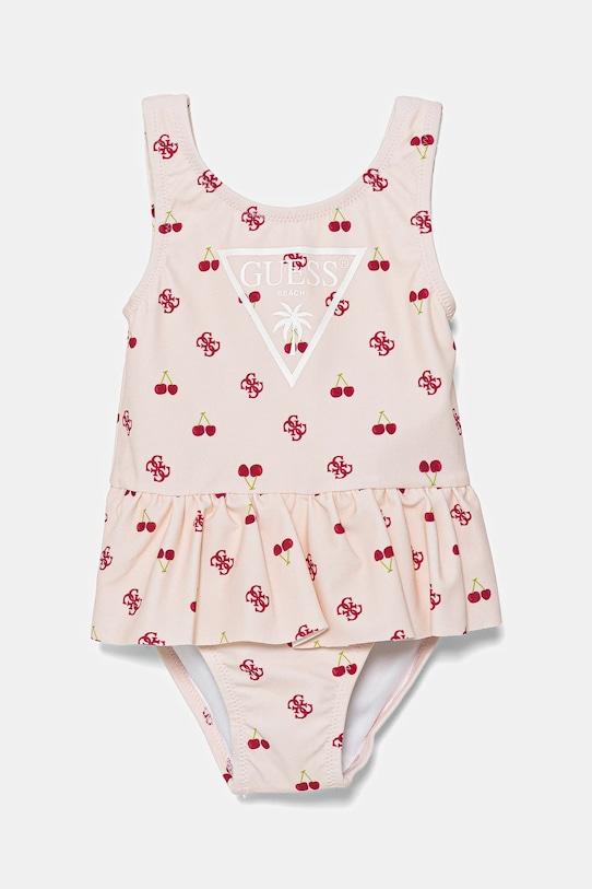 

Цельный купальник для малышей Guess, бежевый